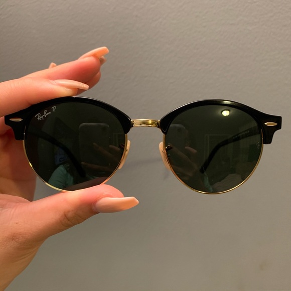 POLARIZED Ray-Ban Clubround Classic - Picture 1 of 5